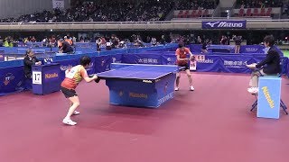 中田 幾子vs粟生 京子 2017東京卓球選手権大会 女子ハイシックスティ 決勝