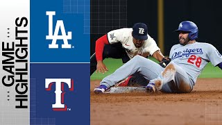 Dodgers vs. Rangers Game Highlights (7/21/23) | MLB Highlights