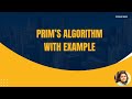 Prims Algorithm - MST