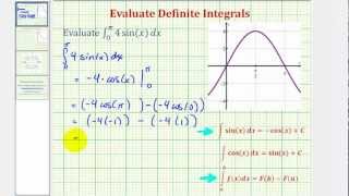 Ex: Definite Integration Involving a Basic Trig Function (nonnegative)