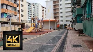 [4K] Public estates walking in Hong Kong: Wo Lok Estate