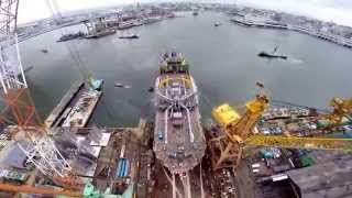 Launching of Kota Padang vessel in Fukuoka, Japan - PT Indobaruna Bulk Transport