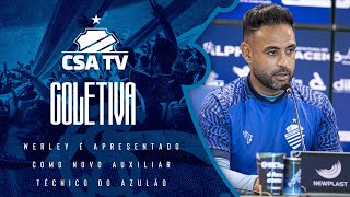 Coletiva de apresentação do auxiliar técnico Werley: 14.02.25 - CSA TV