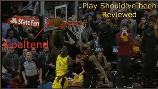 Did Lebron James Really Goaltend Victor Oladipo's Shot? YES!! But....