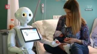 Robot receptionist gets job at Belgian hospital