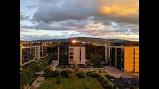 Balcony time lapse with a view to Dublin Mountain