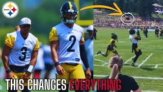 Justin Fields Is Starting To DOMINATE At Pittsburgh Steelers Training Camp... | Steelers CAMP NEWS |