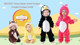 MICHLEY Unisex Baby Animal Cosplay Costume Outfit for New year , Christmas , Birthday gift！