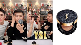 YvesSaintLaurent (LE CUSHION ENCRE DE PEAU SEQUIN EDITION) 圣罗兰星钻墨水气垫 | B10 | B20 | B30 | - 李佳琦