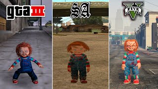 Chucky in GTA Games (Evolution)