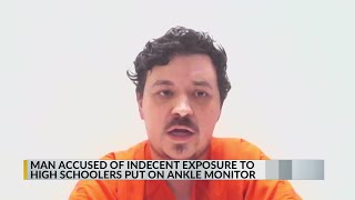 Man accused of exposing himself to high school students released until trial
