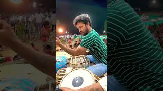 Umesh parmar || tabla fire 🔥||#umeshparmar #tablavsbenjo #dayro #tabla #gujrati #youtubeshorts #