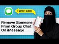 How To Remove Someone From Group Chat On iMessage | Delete Person From iMessage Group