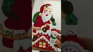 #PAVLE drawing###Drawing a Santa Claus and Snow man on house. 8st on 31 vlogmas.✨️