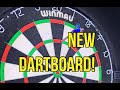 Our New Dartboard! Winmau Blade 6 Unboxing & Installation. How to Install a New Dartboard