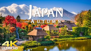 Experience Autumn in JAPAN 4K Video - Visit The Beautiful Land of Cherry Blossoms \u0026 Relaxing Music