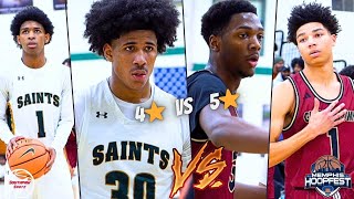 4⭐️ DEMIGOD FRED SMITH BATTLES WITH 5⭐️ SAM FUNCHES AND THE #1 TEAM IN MS‼️🔥 BCS VS GERMANTOWN🏀