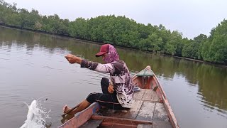 lagi mujur nih, ikannya kaya mancing dikolam.!!!.