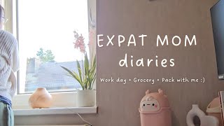 Work day 💻 | Grocery Haul 🛍 | Pack with me 🎒 | Filipina Mom in Germany 🇩🇪