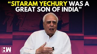 ‘Sitaram Yechury Mesmerized Us With His Debates’: Kapil Sibal Pays His Tributes To Sitaram Yechury