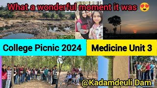 Medicine Unit 3 Picnic at📍 Kadamdeuli Dam 19/12/2024 BSMC #internship2024 #internship #medicine mbbs