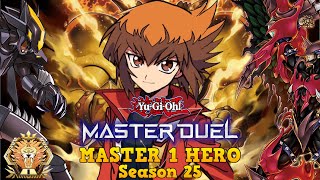 Master 1 HEROES vs Master Meta (and Exodia 💀) in Yu-Gi-Oh! Master Duel Season 25
