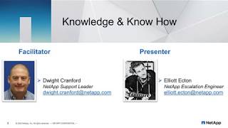 Knowledge and Know how with NetApp Support Episode 4