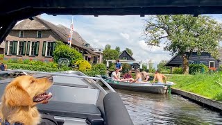 GIETHOORN NETHERLANDS unusual City Walk Tour with the Electric Boat  The Netherlands🇳🇱(Dutch Venice)