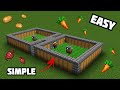 How To Make an AUTOMATIC Villager Food Farm (EASY) Minecraft 1.16+ Tutorial