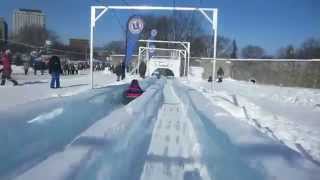 Glissade de Glace at Carnaval de Québec Canada