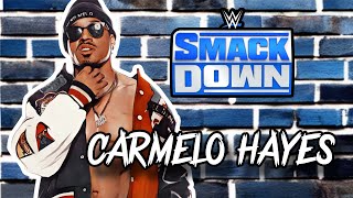 MELO IS SMACKDOWN ! LIVE REACTION TO CARMELO HAYES BEING DRAFTED TO THE BLUE BRAND !