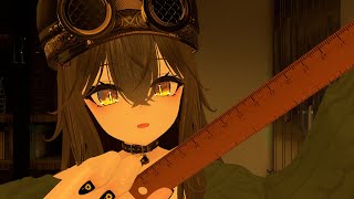 Measuring you with soft unintelligible whispers! VRChat ASMR