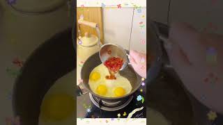 剁椒蛋炒饭 Chopped Chilli Egg Fried Rice #shorts #cooking #food