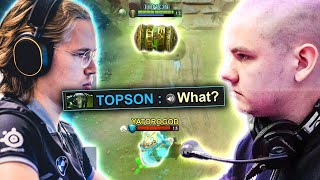 Topson back to EU meets against Yatoro in Ranked 🔥