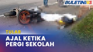 KEMALANGAN | Pelajar Maut Rempuh Lori Buat Pusingan-U