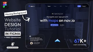 Animated 3D Figma Website Design || FREE Resources || DVxUI