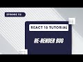 React 18 Tutorial - Re-Render Issue