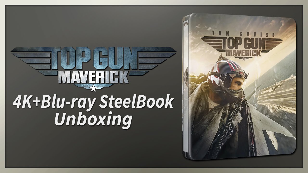 Top Gun: Maverick 4K+2D Blu-ray SteelBook Unboxing - YouTube