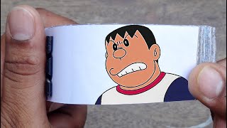 Doraemon Cartoon Flipbook #130 | Nobita Irritates Gian Flip Book | Flip Book Artist 2023