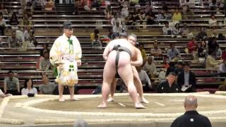 Daishoho (0-1) - Kotodaigo (1-0) , Sumo : Natsubasho '15