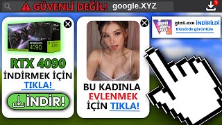 Virüslü REKLAMLARA TIKLADIM (bilgisayarım hacklendi)