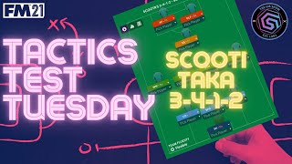 TOP SCORERS | Scooti-Taka 3-4-1-2 | Football Manager 2021 | Tactics Test Tuesday | Best FM21 Tactics
