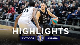 Avtodor vs Astana Highlights October, 4 | Season 2022-23