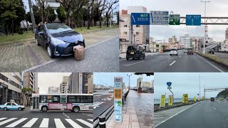 国道58号線 (沖縄県)   那覇・明治橋 → 国頭村・奥  2022.02.19