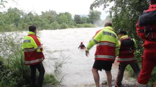 Person in Bregenzerach gefallen - Suchaktion