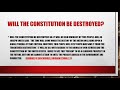 The Constitution Will Hang by a Thread