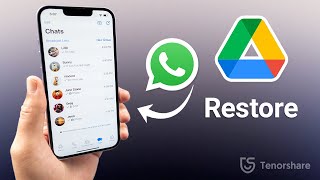Restore WhatsApp Messages on iPhone from Google Drive without Android