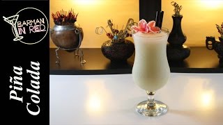 como hacer la clásica PIÑA COLADA