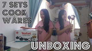 Tefal Super Cook - 7 Peieces Set Unboxing | withAlexSew