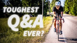 I cycled for 20 HOURS while answering YOUR QUESTIONS!